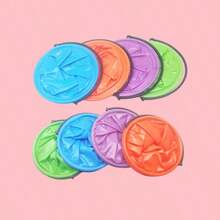 1個具有隔間的可摺疊式水桶,適用於筆刷清潔和調配顏色,適用於藝術繪畫 - 綠色 - 查看 5