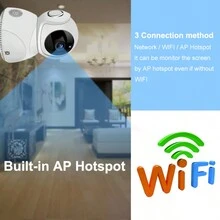 V380 Pro Q8 5mp 3mp室內wifi Ip Ptz攝像機,雙向語音,高清迷你嬰兒寵物監視器,家庭安全移動偵測cctv攝像機 - 白色 - 查看 10