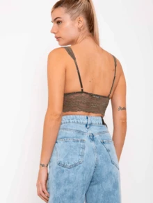 Women Tops - xanh quân đội - Xem 2