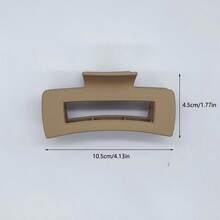 1 件简约时尚的多色发夹，优质耐用，非常适合制作完美的发髻，此链接仅销售发夹，不包括其他产品。 - 卡其色 - 查看 3
