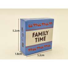 家庭派對話題趣味玩具50個,適用於家庭時間、家庭聚會、旅遊、萬聖節、聖誕節、感恩節,作為禮物的選擇 - 藍白色 - 查看 3