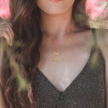 1入組鍍金個性化meghan名字項鍊,14k金個性化名字珠寶禮物,適用於女性、女孩、兒童 - Meghan - 查看 5