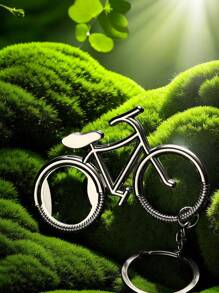 1個創意自行車愛好者紀念鑰匙扣,帶開瓶器多功能自行車裝飾,適用於派對,父親節,情人節和男朋友的禮物
