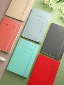 待辦事項清單規劃器,自我紀律簽到進度本 - 紅色 - 查看 3