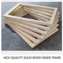 40cmx40cm卡通熱氣球圖案彈性塗鴉畫布牆藝術品 - 01 - 查看 4