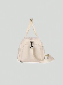 旅行行李袋 运动健身包 周末旅行包 大容量防水 多功能 旅行露营运动包 男女皆宜 旅行包 大包 学校包 度假包 旅行收纳包 机场包 旅行服装 旅行用品 行李袋 圣诞礼物创意 女性女孩 圣诞礼物 送给妈妈 生日礼物 妈妈朋友 感恩节 感谢礼物 - 米色 - 查看 3