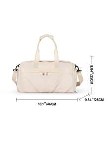 旅行行李袋 运动健身包 周末旅行包 大容量防水 多功能 旅行露营运动包 男女皆宜 旅行包 大包 学校包 度假包 旅行收纳包 机场包 旅行服装 旅行用品 行李袋 圣诞礼物创意 女性女孩 圣诞礼物 送给妈妈 生日礼物 妈妈朋友 感恩节 感谢礼物 - 米色 - 查看 6