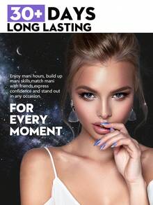 凝膠指甲油套裝- 6色粉紅色玫瑰紅色凝膠指甲油套裝愛情秋季系列粉色閃爍凝膠浸泡式uv Led指甲燈修指甲套裝女士聖誕禮物指甲油 - 彩色 - 查看 3