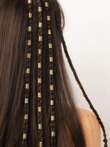 40 件金色梅花风格发环，女士/女孩装扮发饰