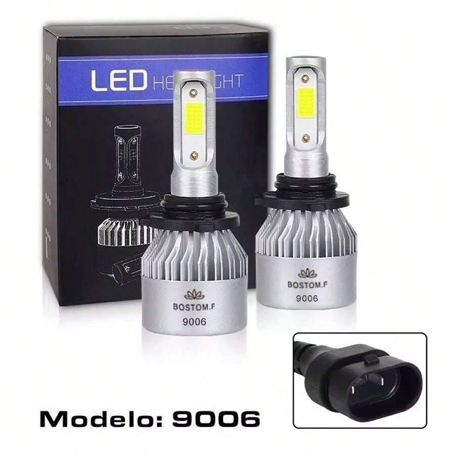 Car Bulb Small Car S2 Car Bulb Series 9006 Two 12V - Silver - View 1