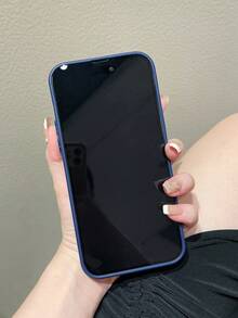 1入時尚藍色電鍍相機圓圈手機殼,適用於iphone 14 - 寶藍色 - 查看 3