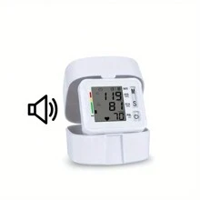 Monitor Electrónico De Presión Arterial En Muñeca Con Indicador De Voz, Dispositivo De Medición De Presión Arterial Para El Hogar, Regalo De Festival De Navidad Y Día De Acción De Gracias