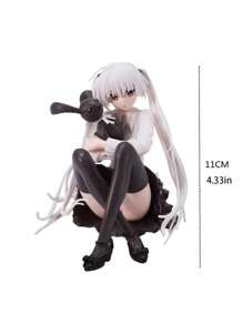 汽車/電腦主機箱/書桌裝飾動漫手辦 - 白色 - 查看 2