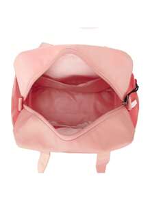 1pc Multifunctional Mommy Bag, Lightweight Handbag/Shoulder Bag/Crossbody Bag, Large Capacity Cartoon Diaper Bag For Mothers - Pink - View 5