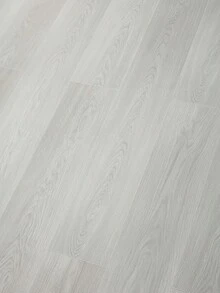 1入組91.4cm*15.2cm*0.2cm自粘PVC地板膜，適用於家居、客廳、臥室、辦公室。2mm防水、耐磨，加厚塑料地磚 - 淺灰色 - 查看 4