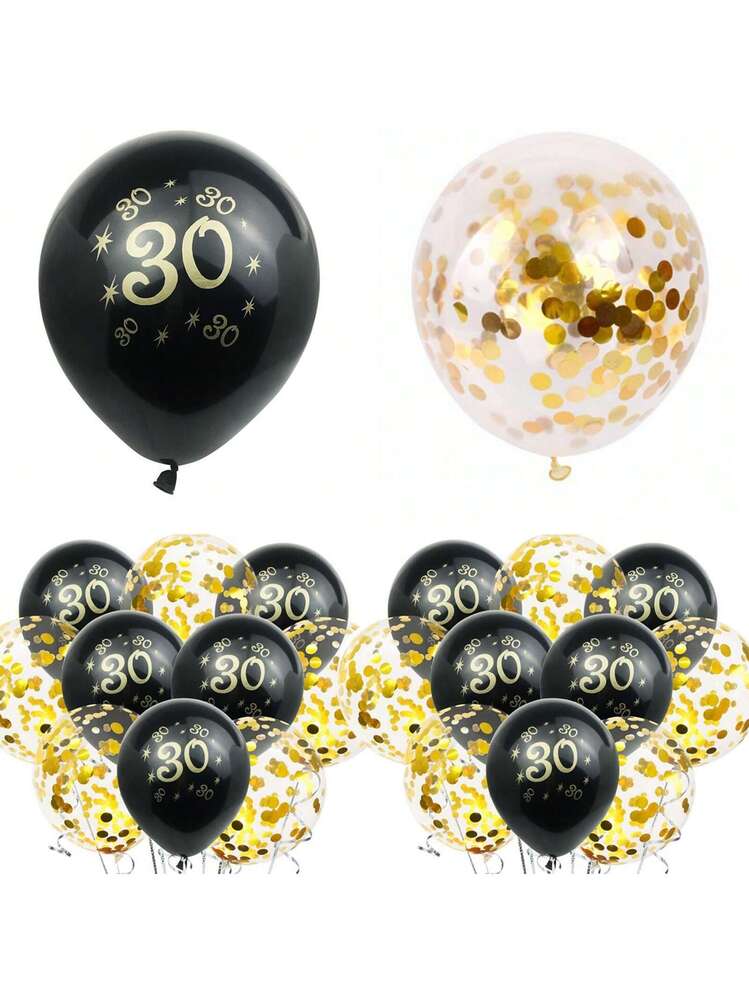 DIWULI Palloncini Compleanno Numero 16 XL Donut Dolce
