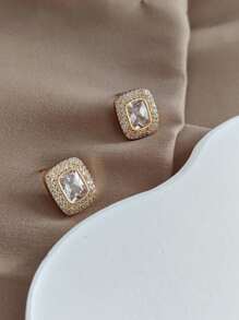 Stud Earrings - 金色 - 查看 9