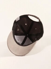 Gorra De Béisbol De Pentagrama De Una Pieza Para Hombres - Caqui - Ver 5