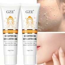 Gze去角質煥膚啫喱面部磨砂膏,保濕美白滋養修復磨砂面霜美容護膚