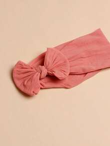 4pcs Candy Colored Nylon Bowknot Baby Headbands - Multicolor - View 3