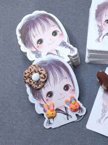 10/30/50pcs Gift Packaging Cardboard Jewelry Storage Card - Black - View 2