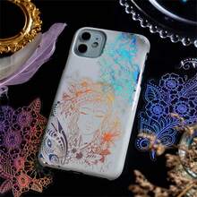 10pcs Vintage Butterfly Bird Fish Decorative Laser Sticker Flower Feather Scrapbooking Material Label Diary Junk Journal Planner - Multicolor - View 5