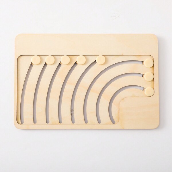 Montessori Wooden Solar System Board For Baby, Teaching And Cognitive