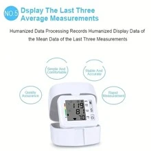 Monitor Electrónico De Presión Arterial En Muñeca Con Indicador De Voz, Dispositivo De Medición De Presión Arterial Para El Hogar, Regalo De Festival De Navidad Y Día De Acción De Gracias