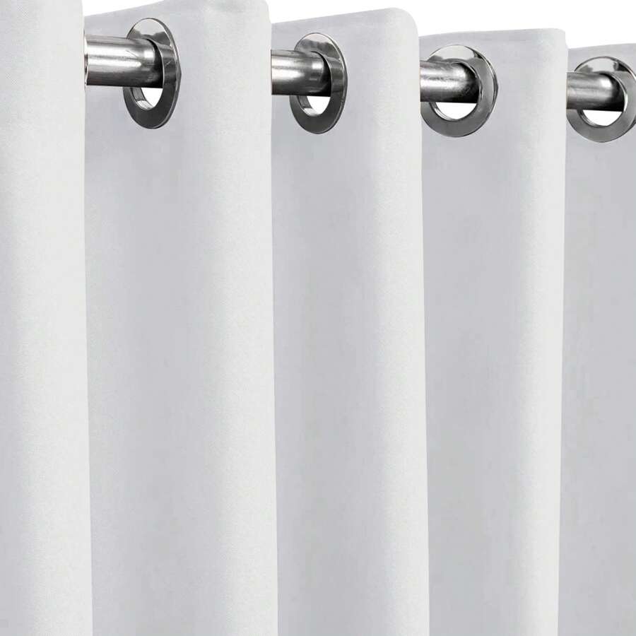 Admirar Blackout Curtains & Shades - White - View 1