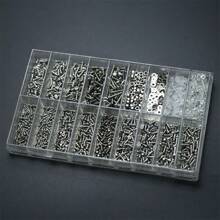 1000 Pcs Spectacles Sunglasses Glasses Repair Screw NutAssorted Kit Used For Fixing Glasses - Silver - View 10
