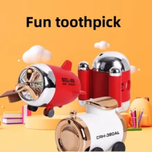 1 Pieza Porta Palillos Con Forma Creativa De Avión De Dibujos Animados, Pequeño Tren O Nave Espacial Para Uso En La Cocina Y El Restaurante - tren - Ver 2