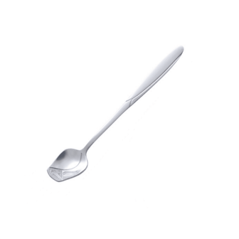 1pc Silver Color Creative Stainless Steel Rose Shaped Spoon, Coffee Spoon, Dessert Spoon, Mixing Spoon, Teaspoon