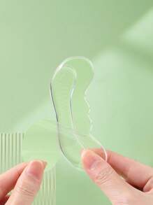 矽膠後跟貼防掉跟防磨腳鞋大改小神器縮一碼腳跟防磨貼高跟鞋半碼墊 - 無色 - 查看 5