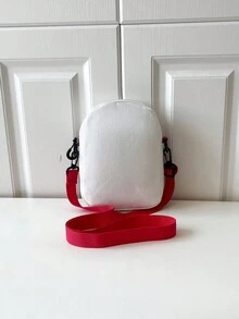 韓風輕便實用兒童斜背包,帆布胸包手機包