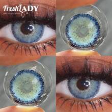 FRESH LADY Freshlady Magic Blue Color Contact Eyewear, 1 Year Replacement - Green - View 9