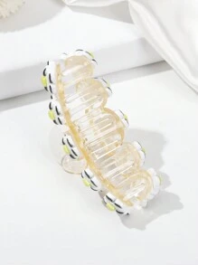 1 Miếng Dễ thương Gấu trúc Hình dạng vui tươi Móng vuốt tóc - trắng - Xem 5