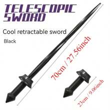 Creative Spiral Retractable Sword Martial Art Combat Sports Toys Outdoor Competition Toy Sword Gift - Black - View 2