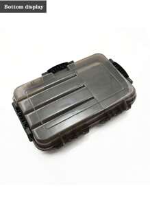 Fishing Waterproof Tackle Box Large Capacity Fishing Accessories Tool Storage Box Fish Hook Lure Fake Bait Box Fishing Supplies - Dark Grey - View 5