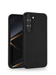 黑色商務風格防震手機殼相容於 Galaxy S23、galaxy S23 P、galaxy S23 Ultra、pixel 7、pixel 7 Pro