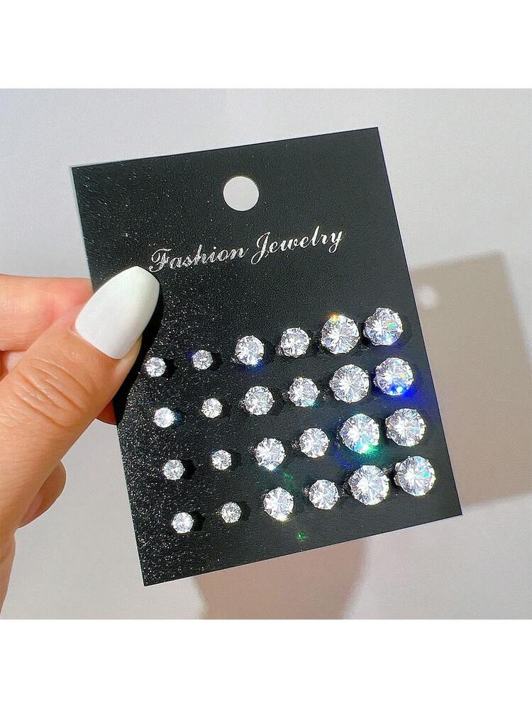Piccoli Orecchini A Bottone 3/4/5 Mm, Impilabili, Per Piercing