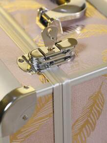 Cosmetiquera para Maquillaje | Maleta de Maquillaje Profesional | Estuche de Maquillaje, Uñas y Belleza | Neceser de Viaje o Uso Diario | Cosmetiqueras Organizadoras - Rosa - Ver 3