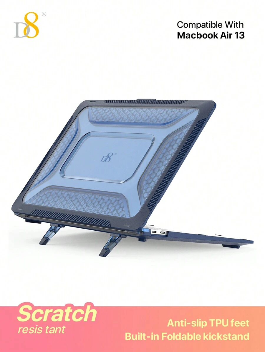 D8 1pc PC& TPU Macbook Case Compatible With MacBook Air