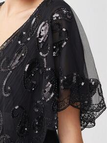 7pc 1920 Flapper Artificial Feathers Headband Alloy Rhinestone Earring Long Pearl Choker Necklace 1920s Shawl Satin Gloves Set For Women 20s Flapper Accessories Gasby Theme Party