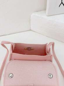 1個女孩可愛的包,蝴蝶結肩袋,公主風格的pu包