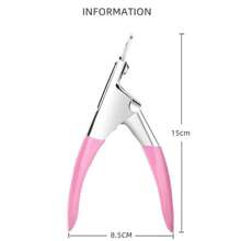 1pc Professional Acrylic Nail Tool - Nail Clipper, Manicure File - Red - View 4