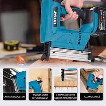 21V Điện lực Móng tay Súng , Tương thích với F30 Kiểu Móng tay , Trần trụi Công cụ , Giường đôi Lõi đồng , Dài Nhấn Tiếp diễn Shooting , Với khóa Công tắc , Hợp kim nhôm Kẹp , Hình-chữ V Hợp kim Vòi phun , Mạnh mẽ hơn Thâm nhập , Tối đa Tạp chí Dung tích : 100 Miếng , Thích hợp Đối với Móng tay : F30 , F25 , F20 , F15 , F12 , , Shooting Tốc độ : ; , Tối đa Móng tay Chiều dài : 30MM , 18 Máy đo Móng tay , Thích hợp Đối với , , Và Tốt - Màu xanh lam - Xem 4