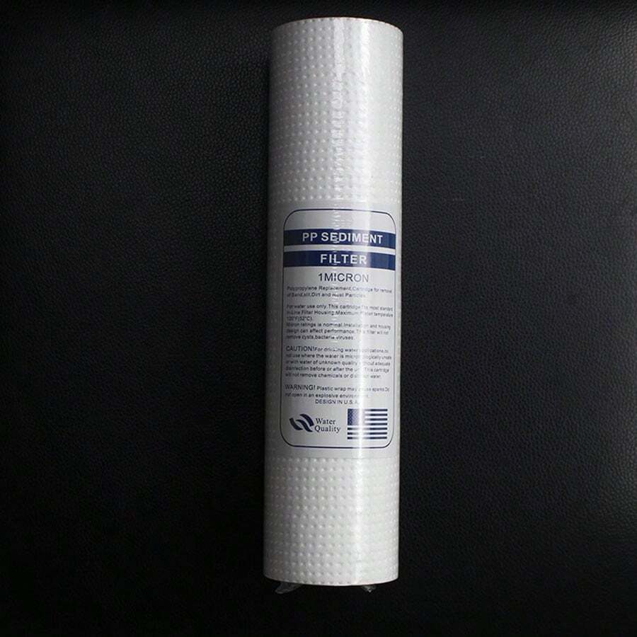Water Filter Cartridge 10-inch Universal Pp Filter Cartridge 150g 1 Micron - White - View 1