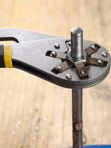 6/8 Inches Hex Angle Live Wrench, Adjustable Torque Wrench, Open Repair Disassembly Tool, Magic Wrench, Multifunctional Adjustable Torque Wrench, Suitable For Electricians, Mechanical, Motorcycle, Bicycle, And Household Maintenance Tools. - Black - View 9