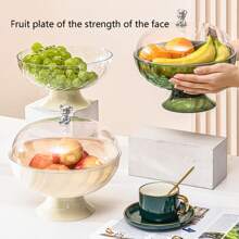 1 Pieza Plato De Frutas Creativo Con Tapa
