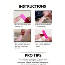 24入組聖誕橢圓指甲夾,聖誕節快樂指甲夾,彩色短款指甲,完成紅色和白色組合,新年燦爛的聖誕風格指甲夾,可穿戴式指甲,可愛的麋鹿指甲,包括1片果凍膠和1片指甲文件,適合日常穿戴,例如派對和舞會 - 彩色 - 查看 4